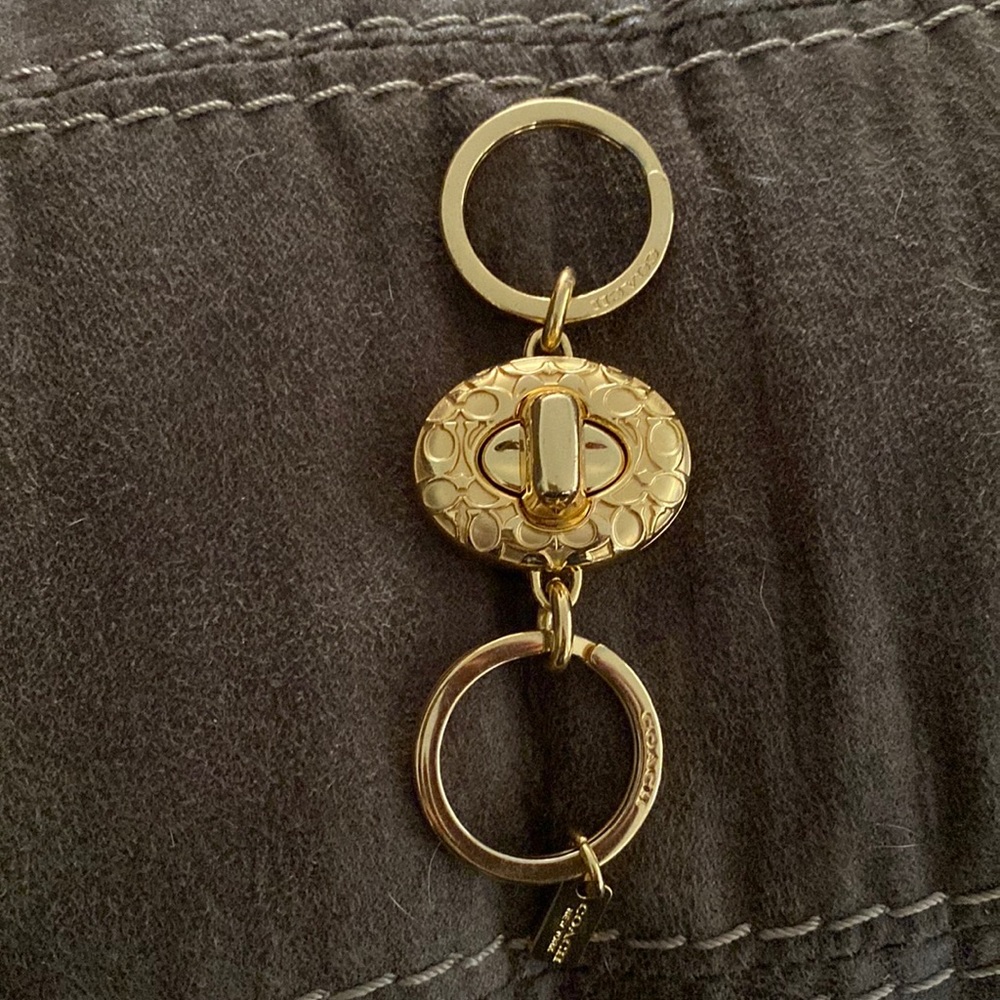 Coach Turnlock Purse Charm